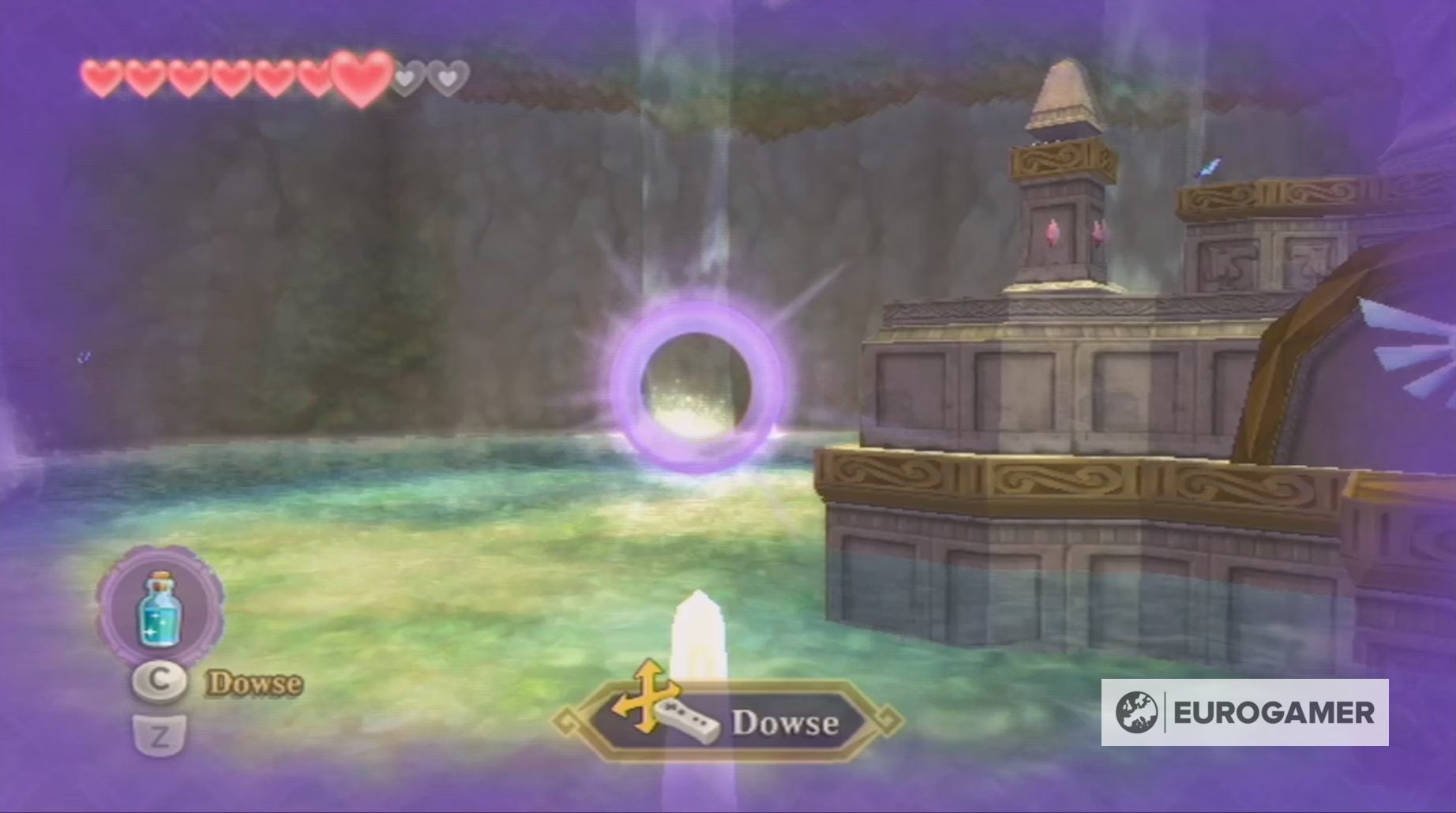 Zelda Skyward Sword Sacred water location How to find the sacred